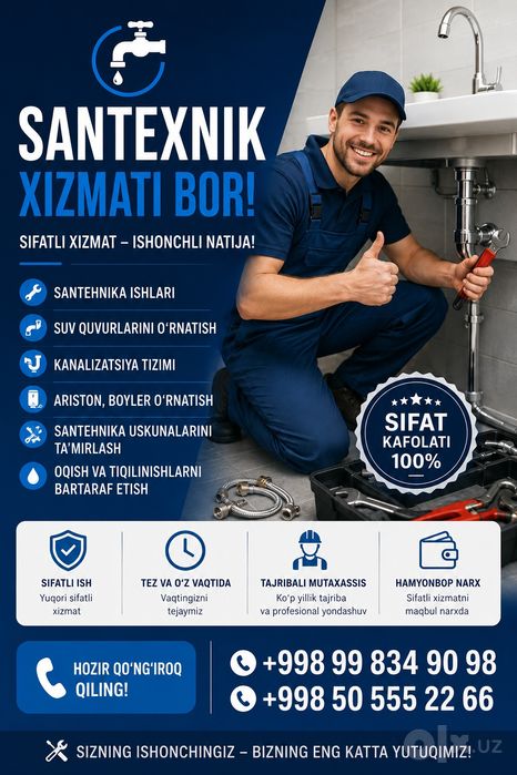 Santexnik xizmati