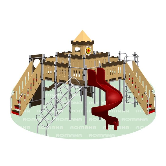 Болалар майдончаси ROMANA Горки Качели Карусели Детские площадки