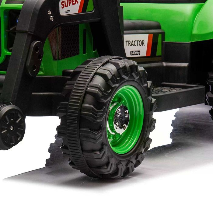 Tractoras electric pentru copii Kinderauto BJEJ1588E 2x35W, 12V Green