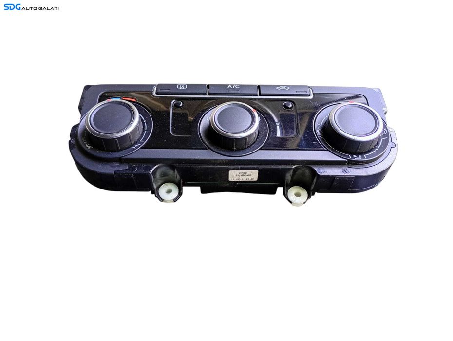 Panou Modul Unitate Comanda AC Aer Conditionat Clima Climatic Volkswagen Scirocco 2008 - 2014 Cod 7N0907426BG 5HB0011292 [LC0612]