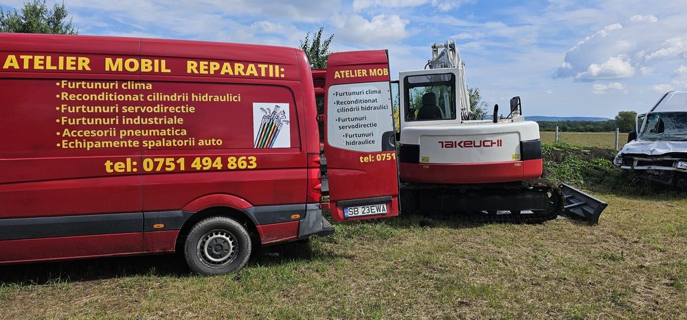 Furtunuri hidraulice,cilindrii hidraulici,bostanga,masina alezat mobil