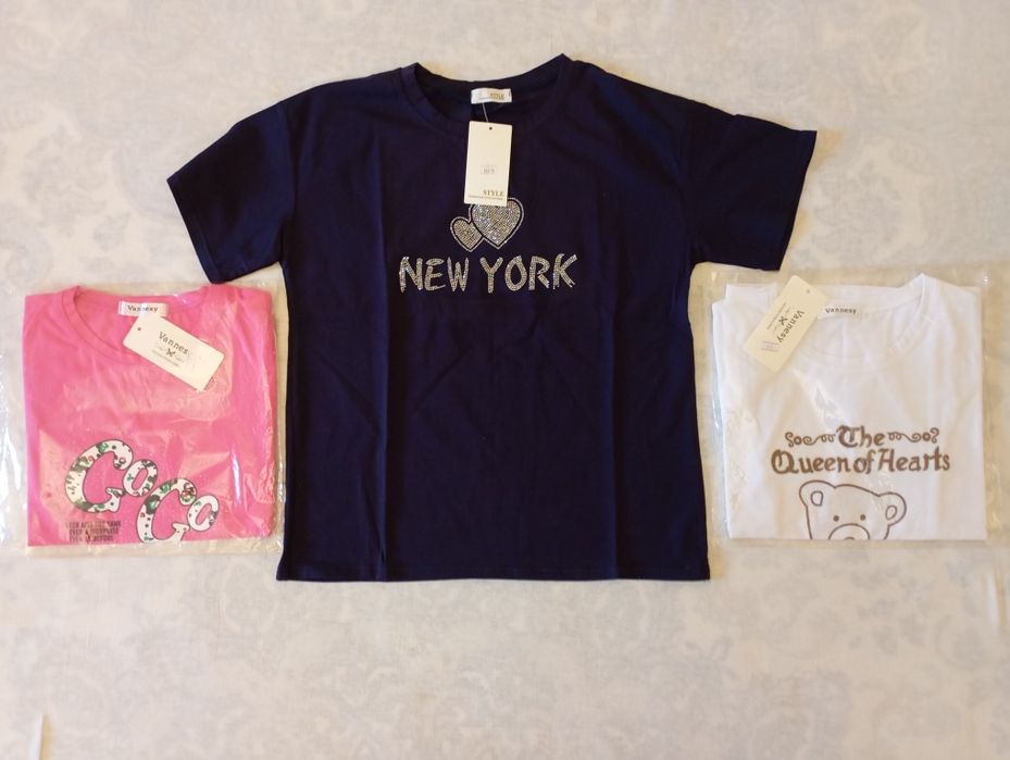 Кизларга янги ёзги Хитой х/б футболкалари сотилади!