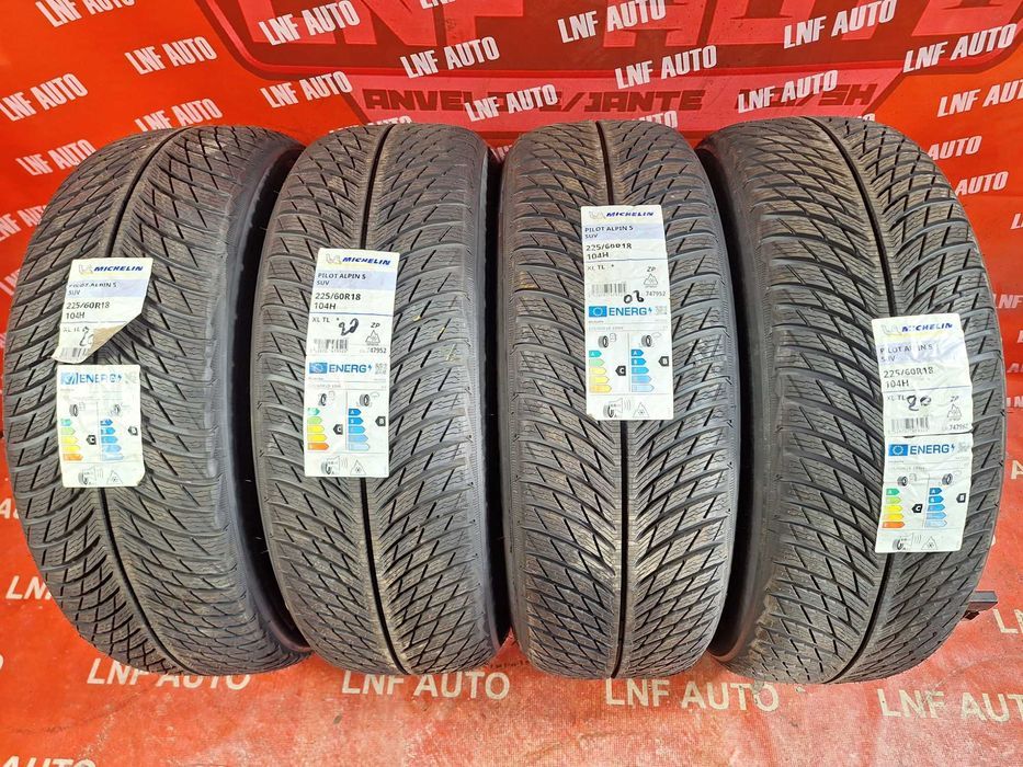 anvelope de iarna - 225/60/18 - michelin - noi - dot 2020 rft *