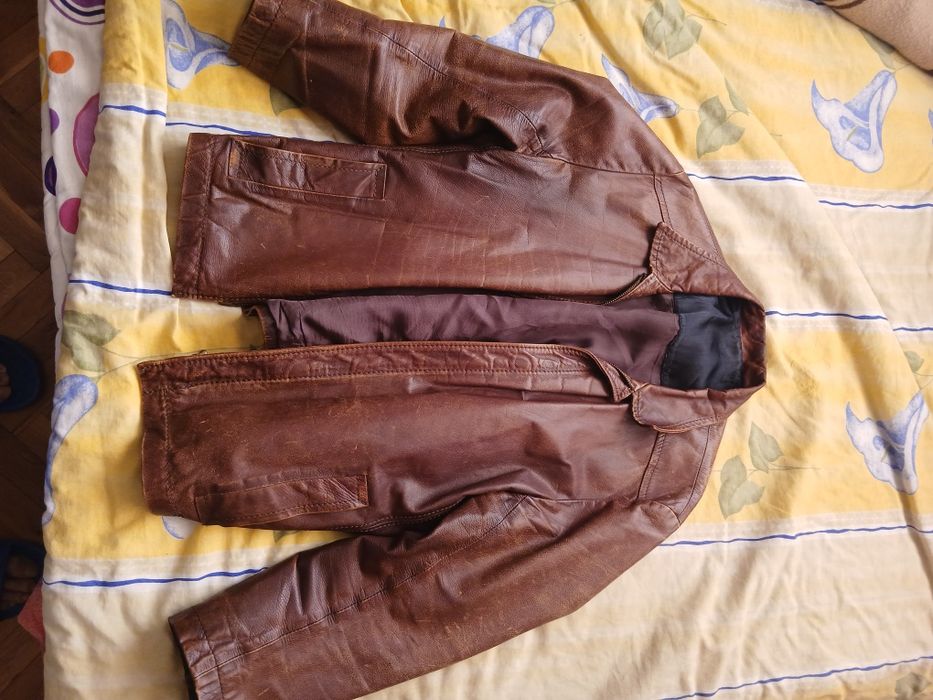 Мъжко кожено яке XL