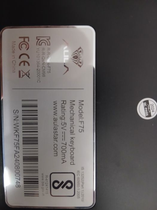 Aula f75 keyboard