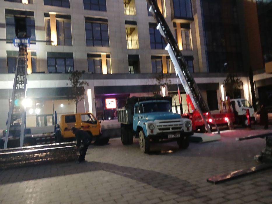 Musor tashish xizmati Avto lift xizmati Услуги по вывозу мусора