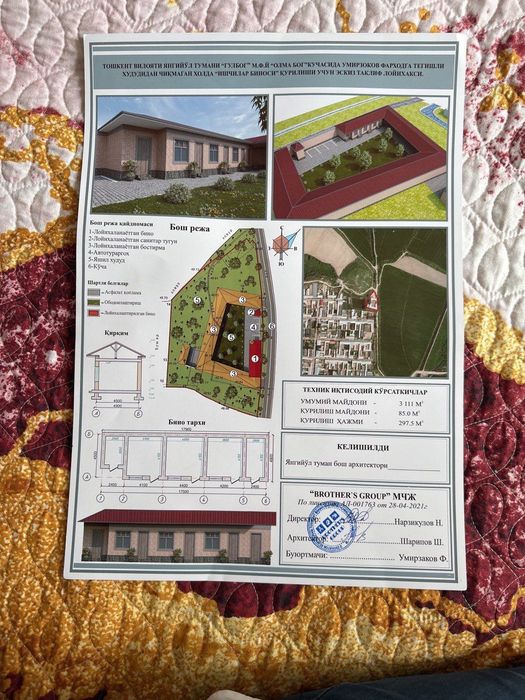 Toshkent viloyati yangi yo'l tumani GULBOG M.F.Y.
