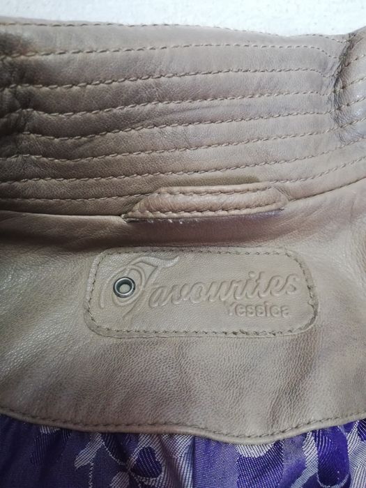 Куртка женская, кожаная.