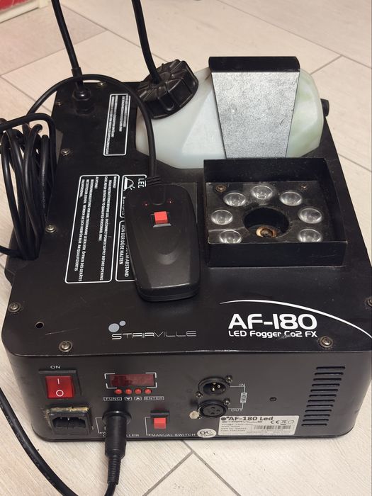 Mașină de fum Stairville AF-180 LED Fogger CO2 FX