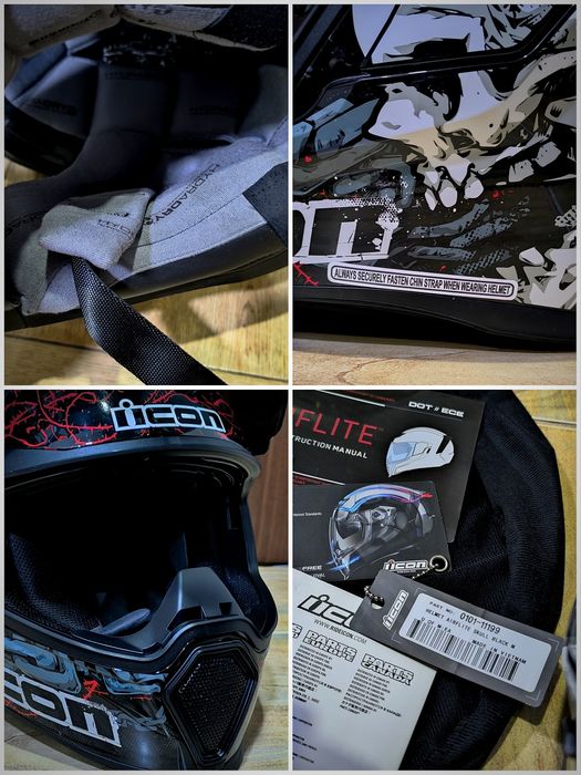 Каска Icon Skull 18 Airflite M
