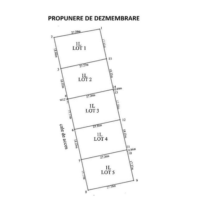 Parcele teren, 500mp, apa,gaz,curent, canal, Barnova langa statie