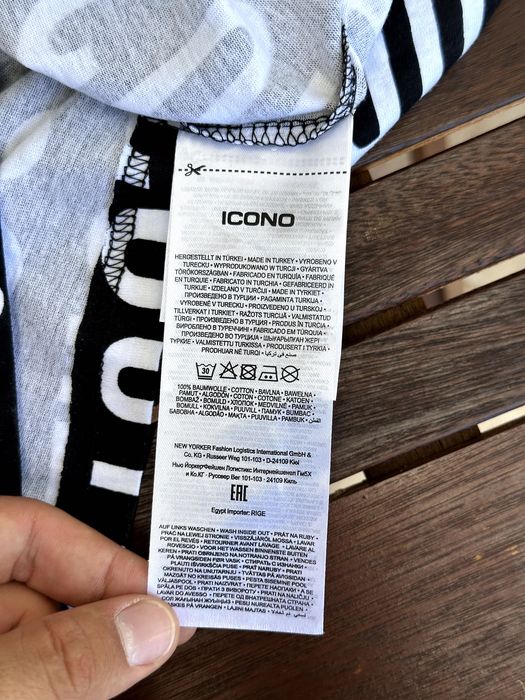 Мъжка тениска ICONO Couture (New Yorker) - размер L, Отлично състояние