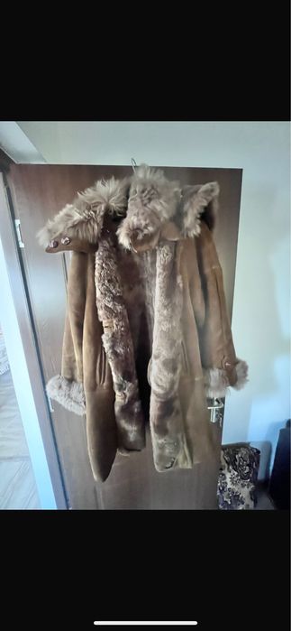 alendelon haina de piele naturala imblanita in stare perfecta