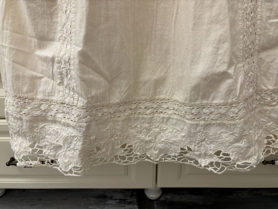 Rochie din bumbac cu broderie Zara XS noua cu eticheta