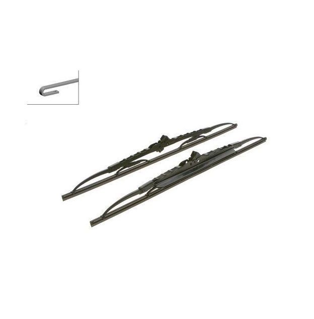 Set stergatoare parbriz Bosch Dacia Duster, 202017, Logan 202013, Sandero 202013, Renault Lancia Rover BMW E30/E36 Daewoo Ford GAZ Hyundai Isuzu Jeep