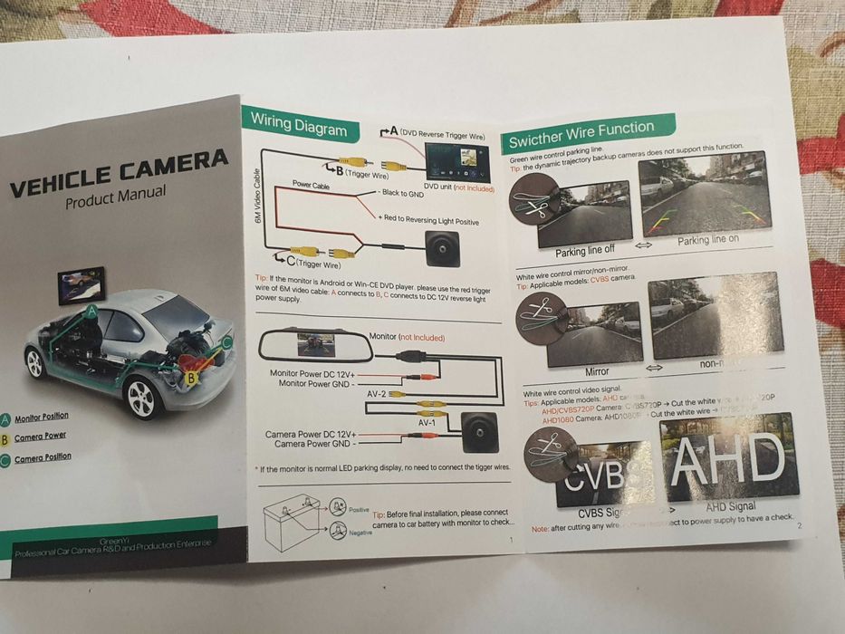 Камера за задно виждане за Audi Skoda Vw Golf Passat Tiguan Jetta