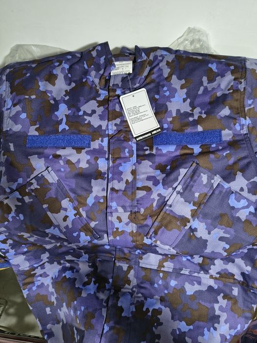 Veston combat abastru