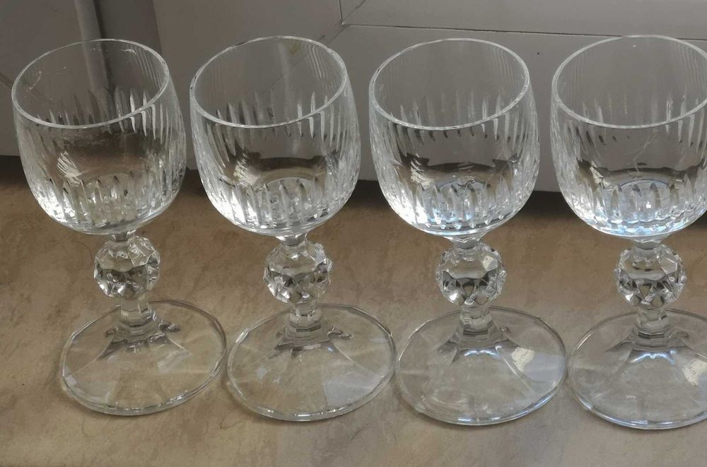 5 кристални чаши за алкохол НОВО