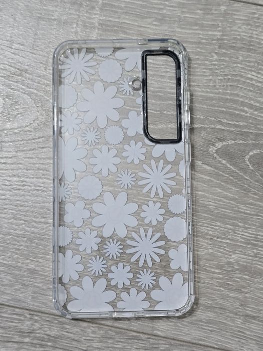 Carcasă Samsung Galaxy S25 – Transparentă, Subțire, flori de margarete