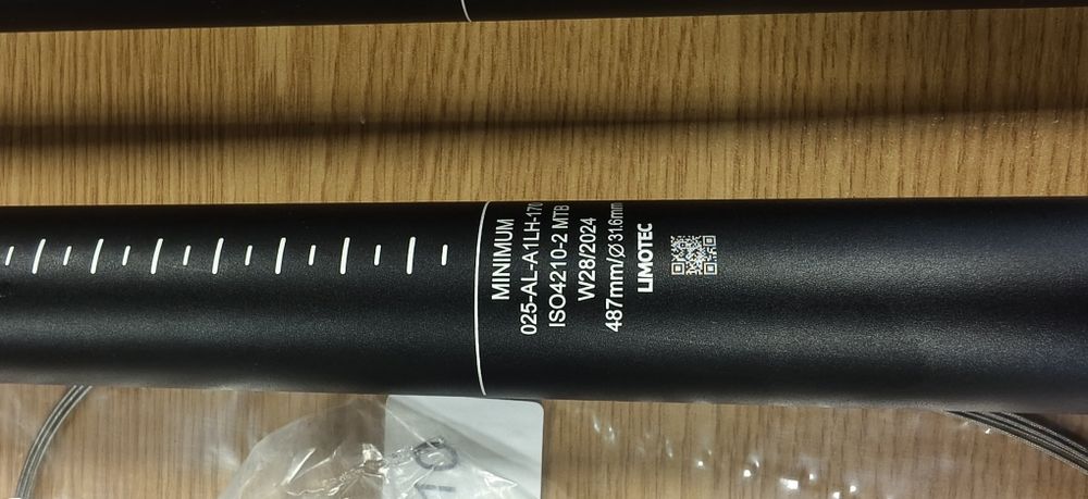 Хидравлично колче / дропър Limotec Alpha 31.6mm ход 170mm дължина 487мм