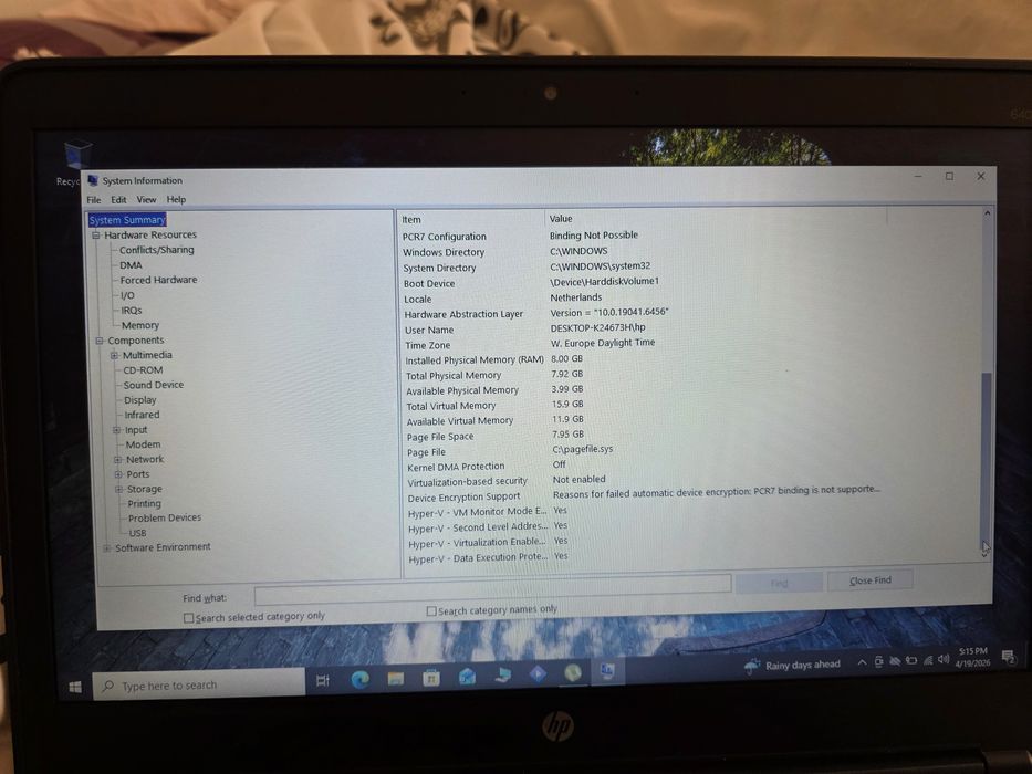 Laptop HP 14 inch i5 500gb 8gb ram