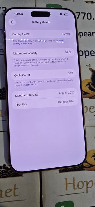Hope Amanet P6 iphone 17 Pro Max
