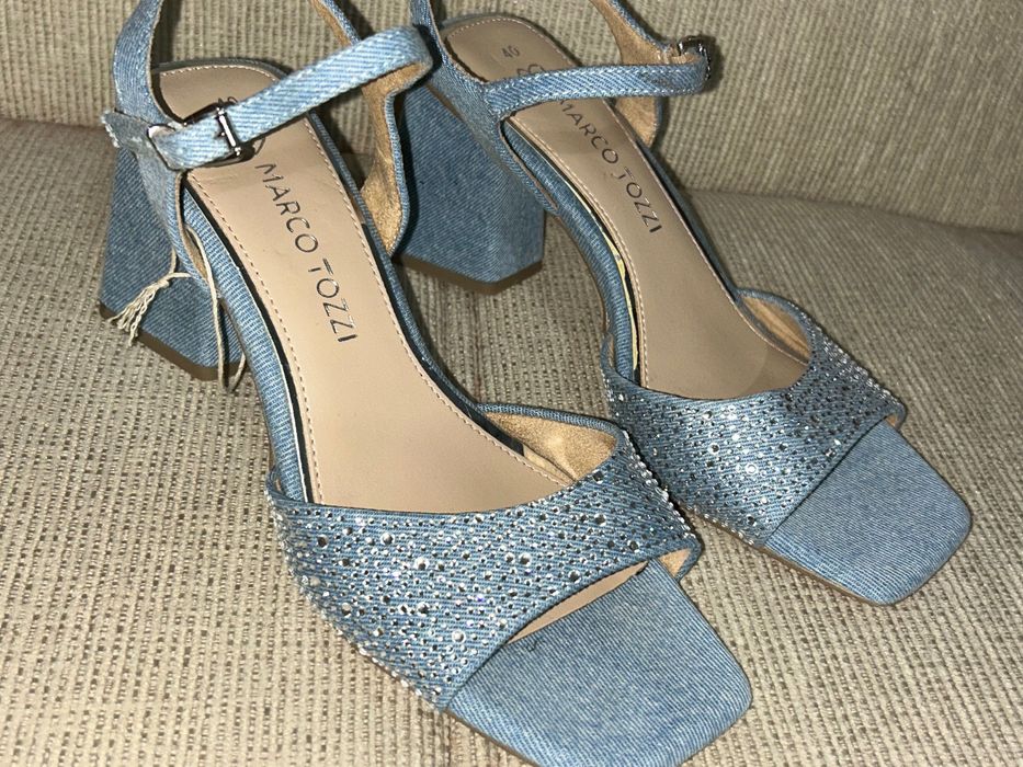 Сандалети на ток 9см. Номер 40