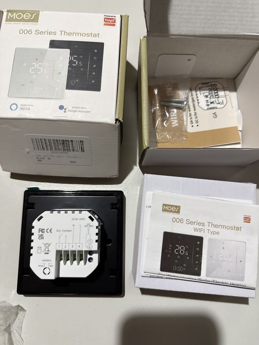 Termostat Miucda Smart Wifi WT400S-16A-W centrala boiler pardoseala