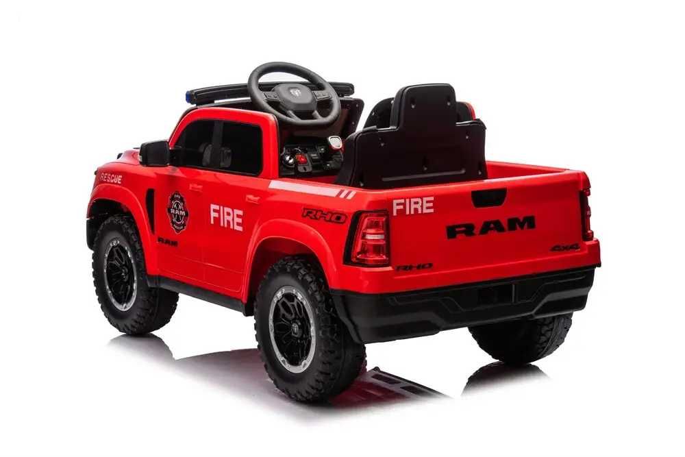 Masinuta pompieri DODGE RAM 1500 RHO 4 x35W, baterie 12V 10Ah,