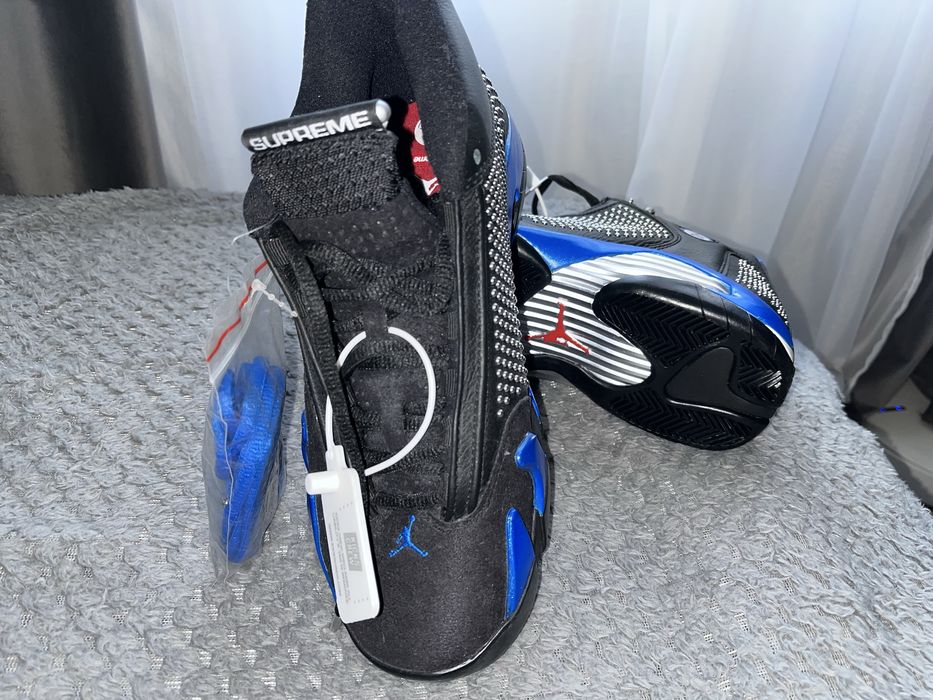 Air Jordan 14 Retro Supreme Black/Royal
