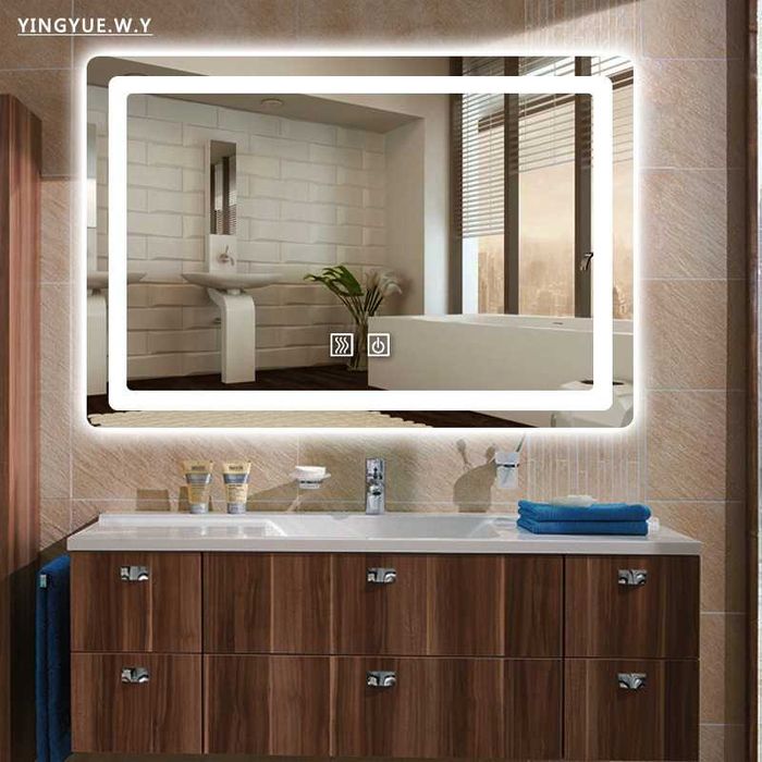 Зеркало с подсветкой в ванную с подогревом Led зеркало настенное ойна