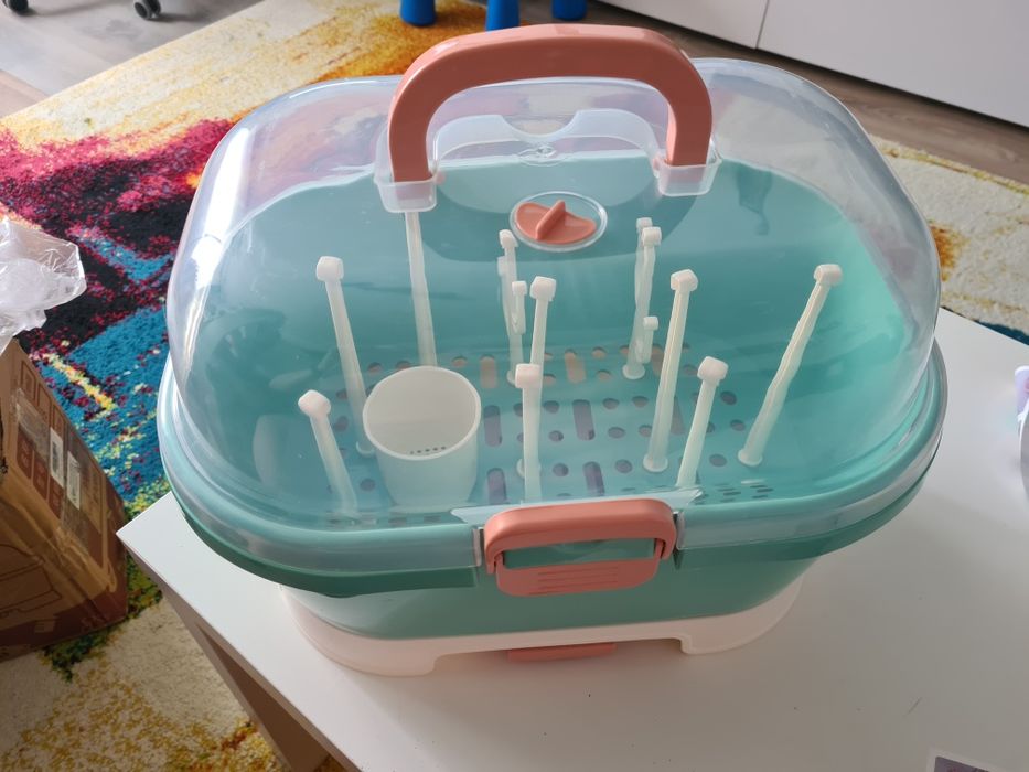 cutie depozitare/suport biberoane si tetine