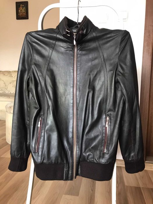 Отлично мъжко кожено яке естествена кожа