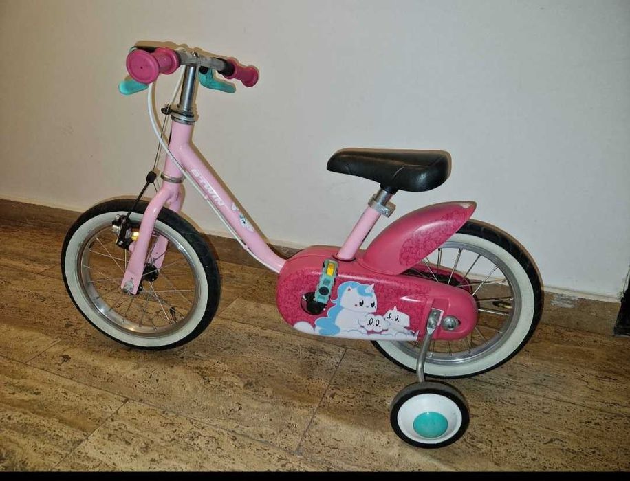 Bicicleta BTWIN 14 inch roz fete