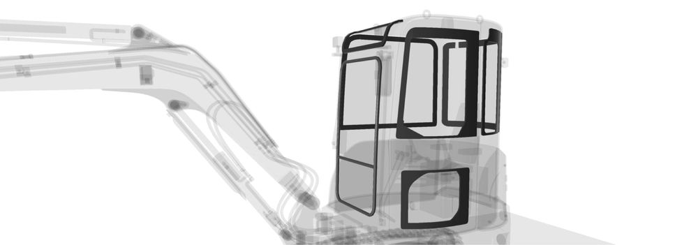 Geamuri excavatoare Hitachi