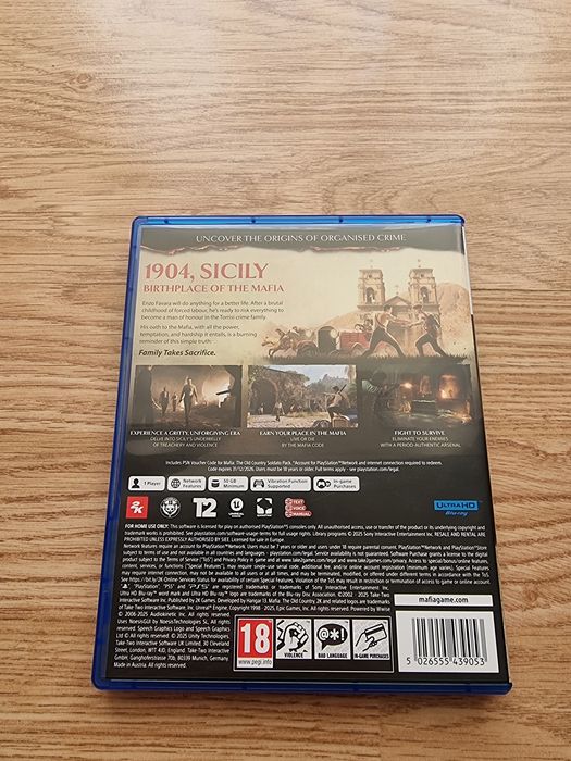 Joc Mafia The Old Country PS5