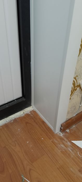 Откосы ПВХ на входную дверь.