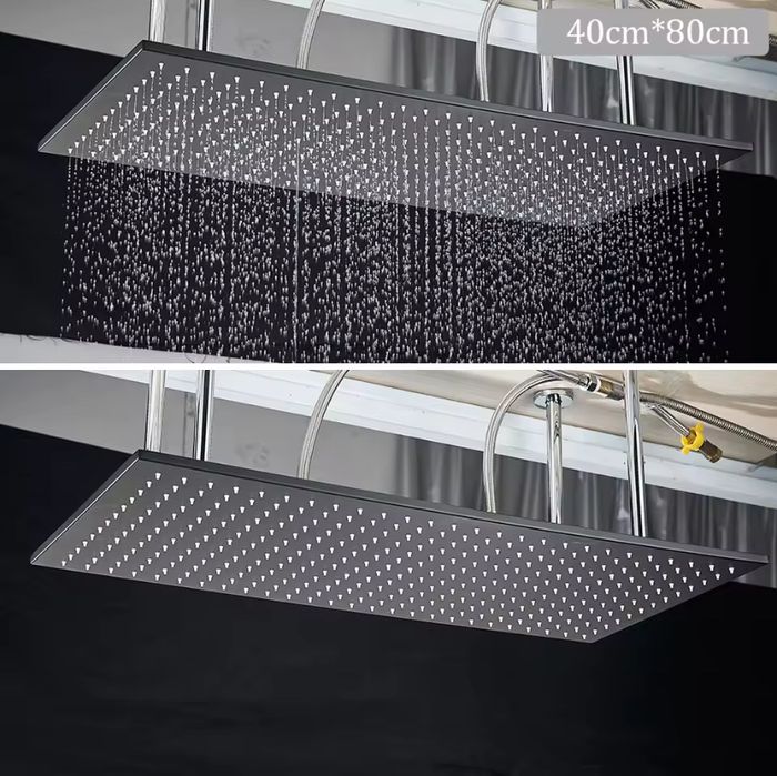 Sistem de dus negru cu termostat cu 2 cai - NOU (Sigilat)