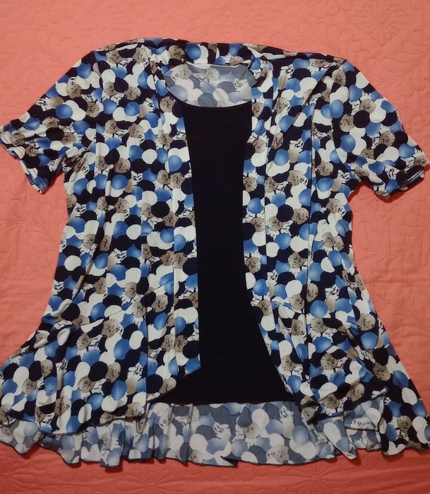 Cămaşă lungă satinată