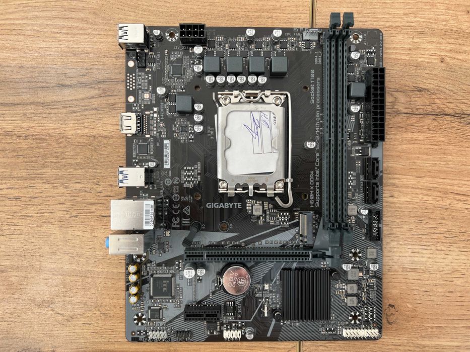 Материнская плата Gigabyte H610M K DDR4 (LGA1700) для Intel 12/13/14