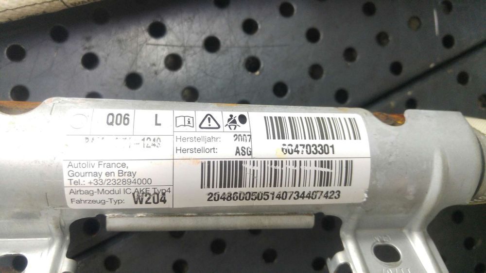 Airbag cortina stanga mercedes c class w204 604703301