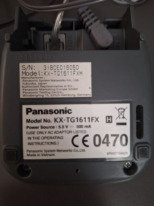telefon panasonic kx-tg1611