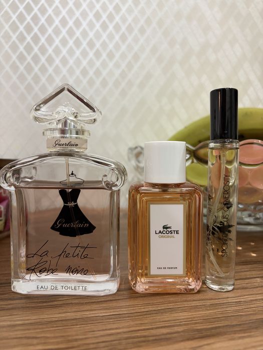 Продам парфюм Guerlain, Lacoste, State of mind