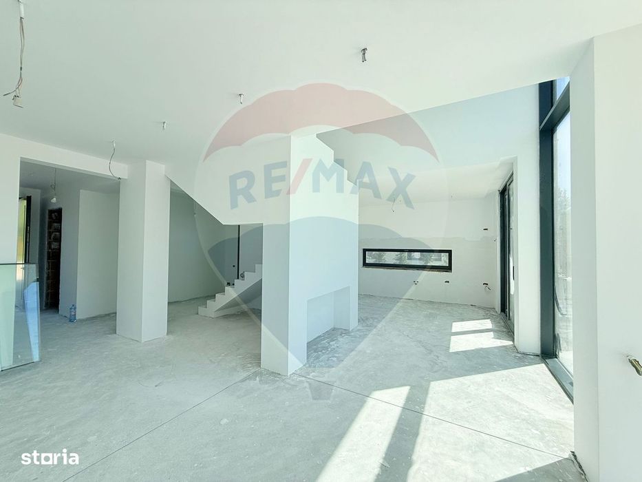 Vilă modernă de vânzare | 5 camere | Dumbrava Vlăsiei | Teren 750 mp