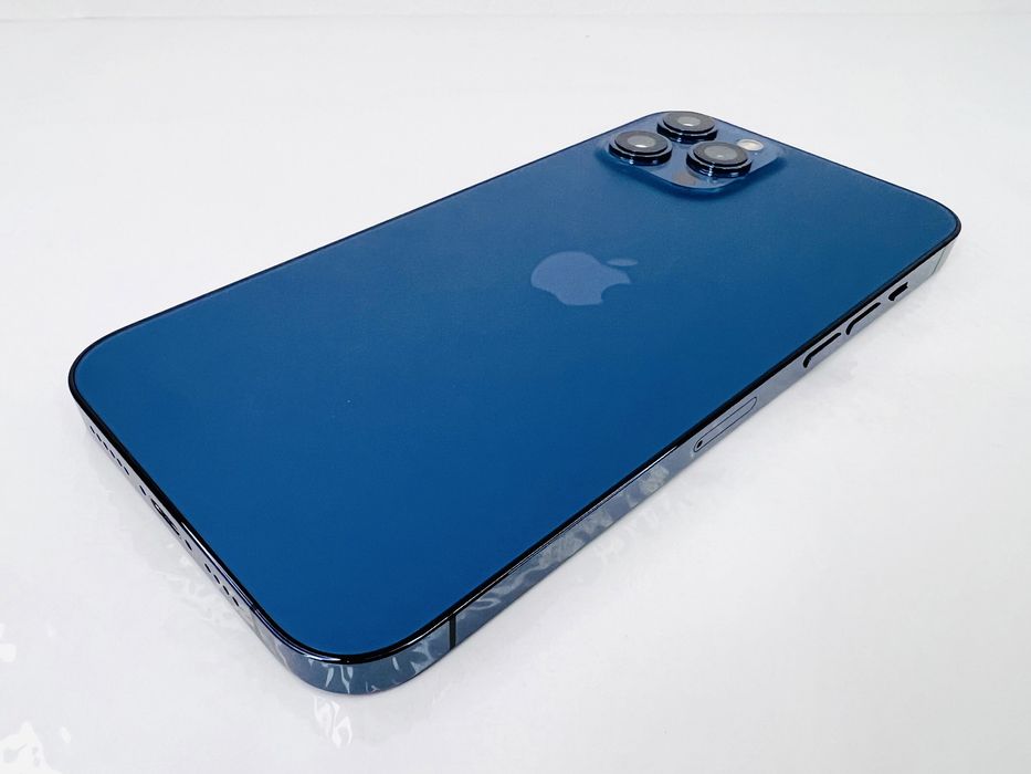 Apple iPhone 12 Pro Max 128GB Pacific Blue Отличен! Гаранция! гр. София Мусагеница • OLX.bg