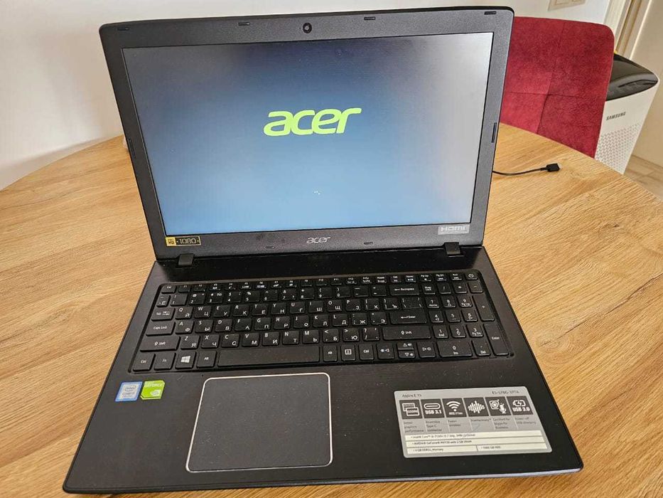 Ноутбук  Aser Aspire E 15