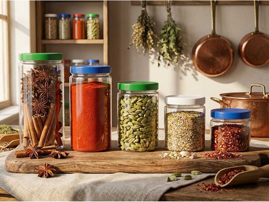 Пластиковые банки оптом | Shaffof plastik bankalar to‘plami