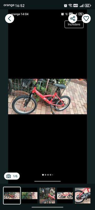 Bicicleta copii b-twin