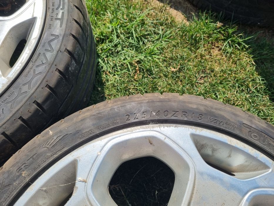 Set 4 jante originale Ford R18 + anvelope – 5x108 – Mondeo ST220