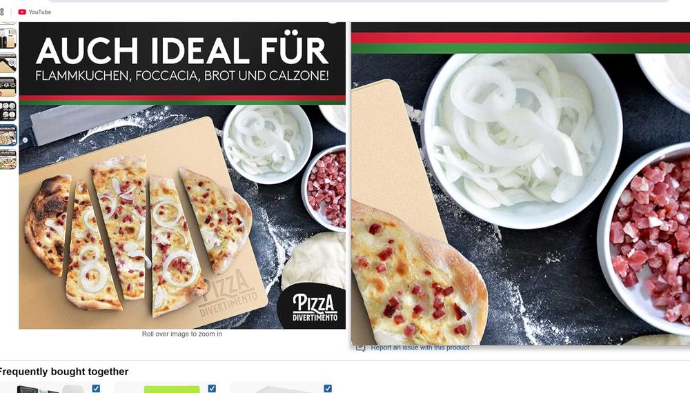 Piatră pentru pizza Divertimento pentru cuptor și grătar cu gaz